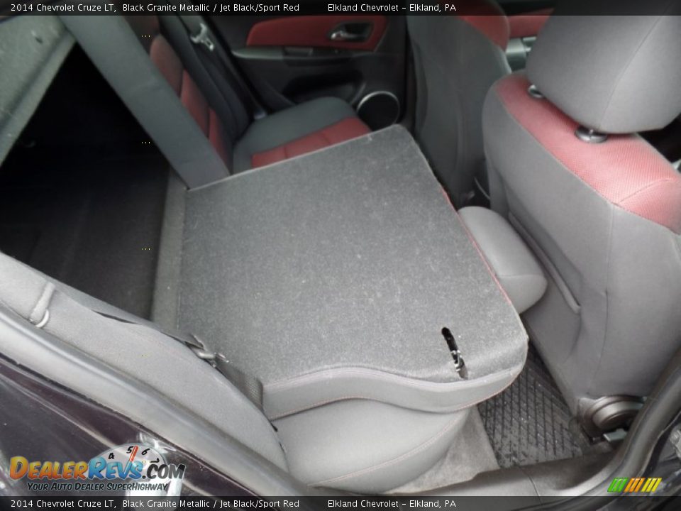 2014 Chevrolet Cruze LT Black Granite Metallic / Jet Black/Sport Red Photo #23