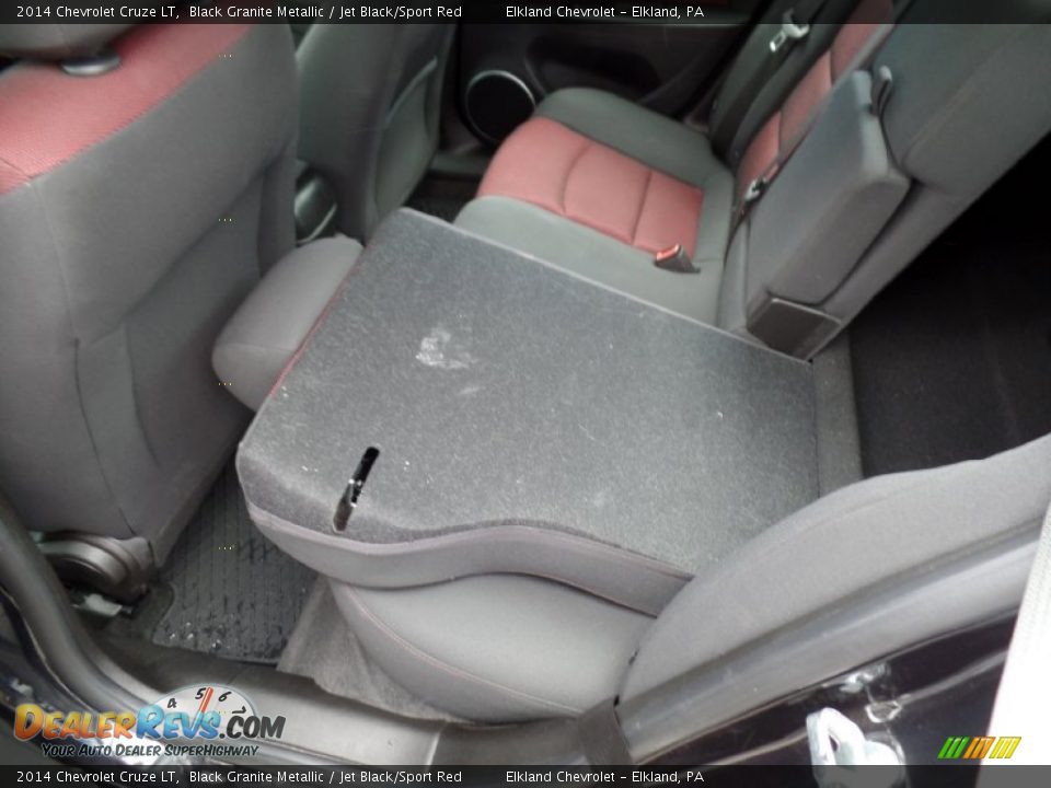 2014 Chevrolet Cruze LT Black Granite Metallic / Jet Black/Sport Red Photo #26
