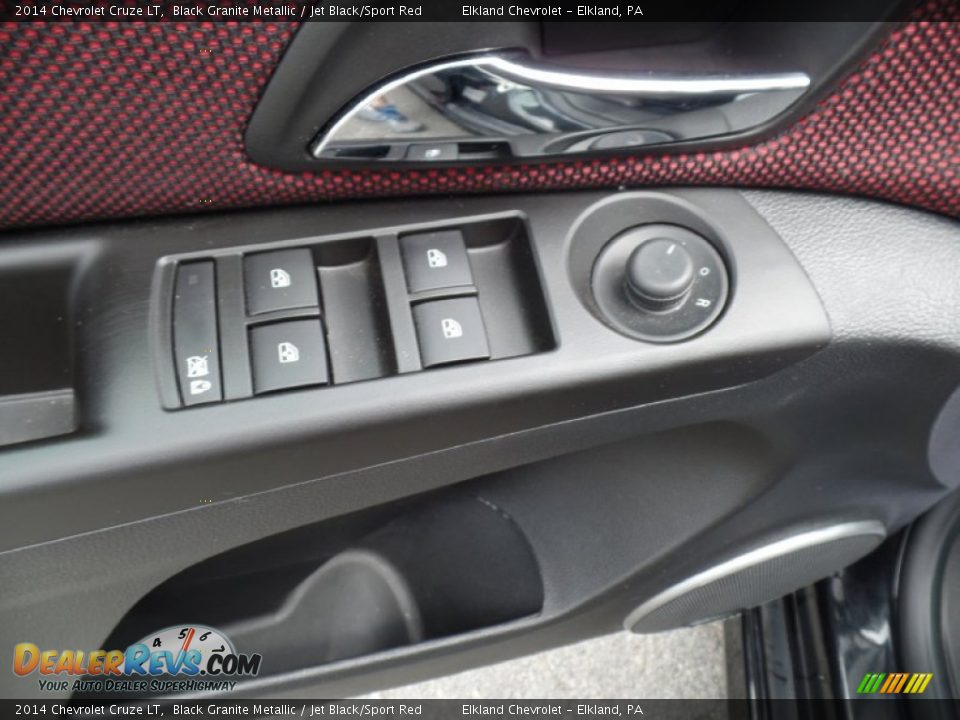 2014 Chevrolet Cruze LT Black Granite Metallic / Jet Black/Sport Red Photo #29