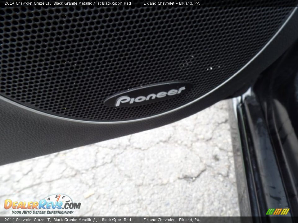 2014 Chevrolet Cruze LT Black Granite Metallic / Jet Black/Sport Red Photo #30