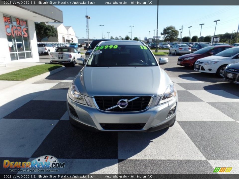 2013 Volvo XC60 3.2 Electric Silver Metallic / Anthracite Black Photo #2