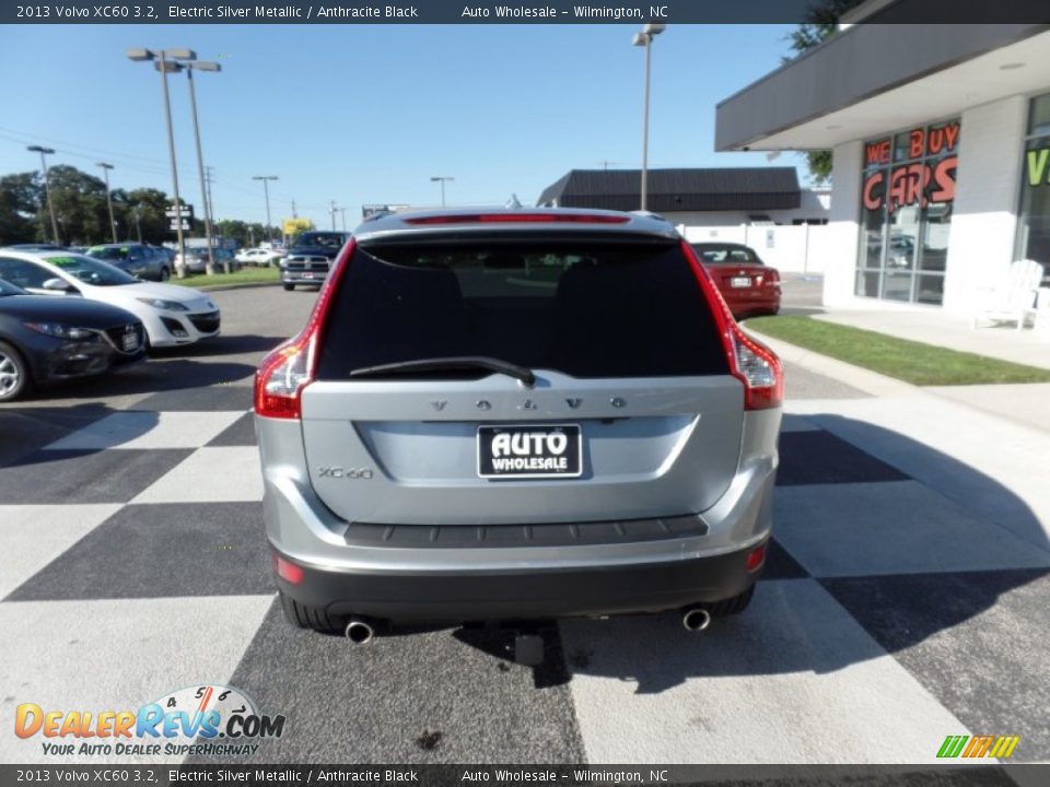 2013 Volvo XC60 3.2 Electric Silver Metallic / Anthracite Black Photo #4
