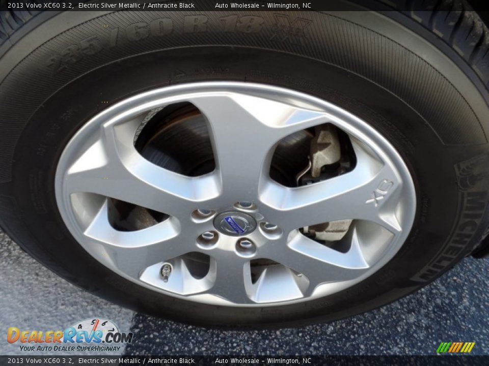 2013 Volvo XC60 3.2 Electric Silver Metallic / Anthracite Black Photo #7