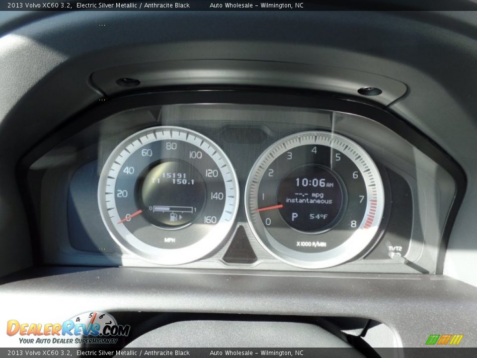 2013 Volvo XC60 3.2 Electric Silver Metallic / Anthracite Black Photo #16