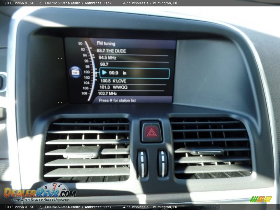 2013 Volvo XC60 3.2 Electric Silver Metallic / Anthracite Black Photo #18