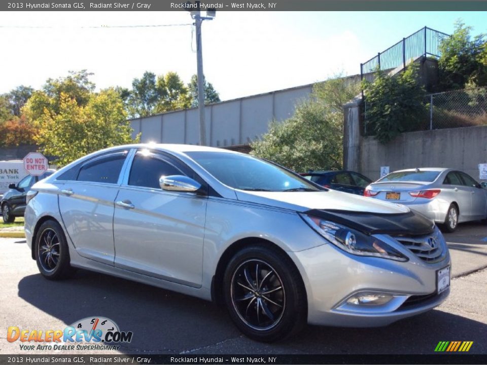2013 Hyundai Sonata GLS Radiant Silver / Gray Photo #3