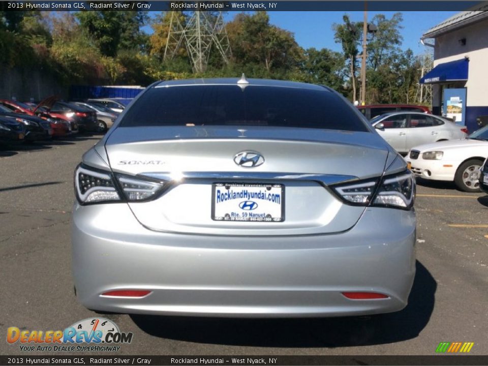 2013 Hyundai Sonata GLS Radiant Silver / Gray Photo #5