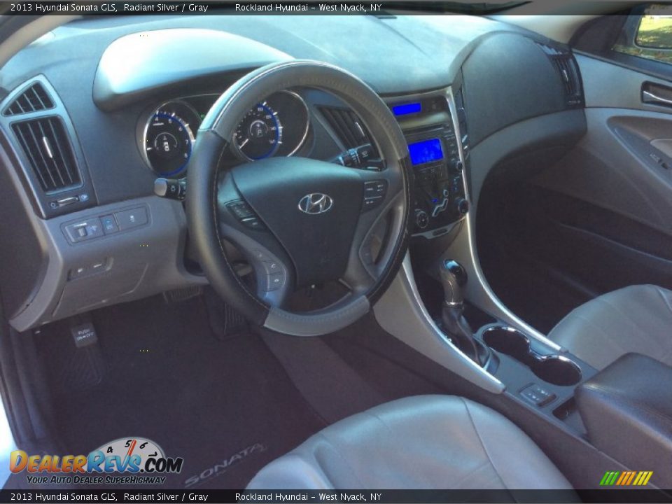 2013 Hyundai Sonata GLS Radiant Silver / Gray Photo #9