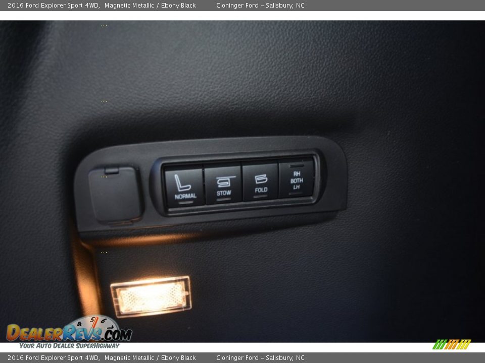 2016 Ford Explorer Sport 4WD Magnetic Metallic / Ebony Black Photo #11