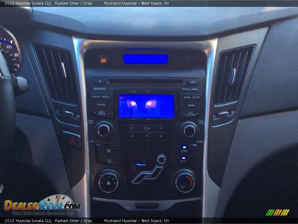 2013 Hyundai Sonata GLS Radiant Silver / Gray Photo #14