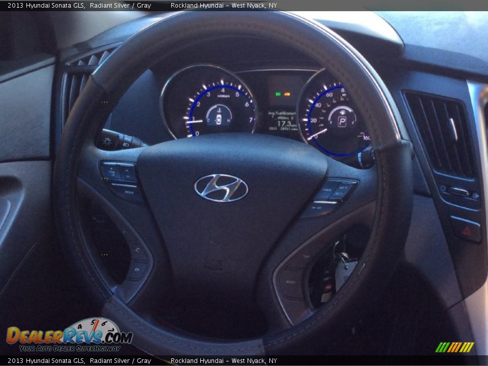 2013 Hyundai Sonata GLS Radiant Silver / Gray Photo #17