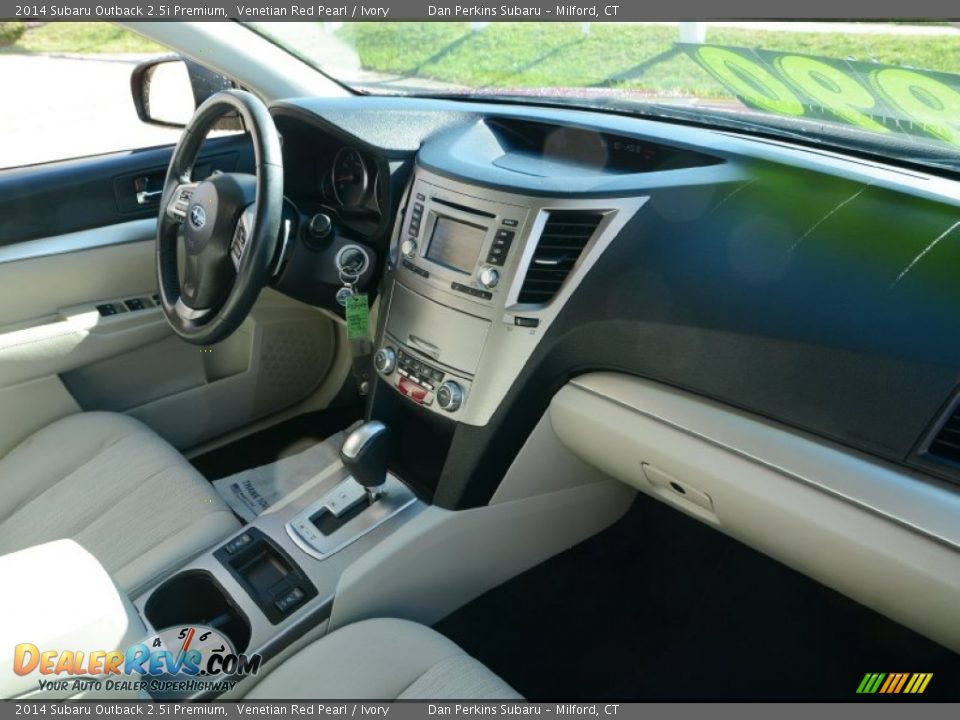 2014 Subaru Outback 2.5i Premium Venetian Red Pearl / Ivory Photo #9