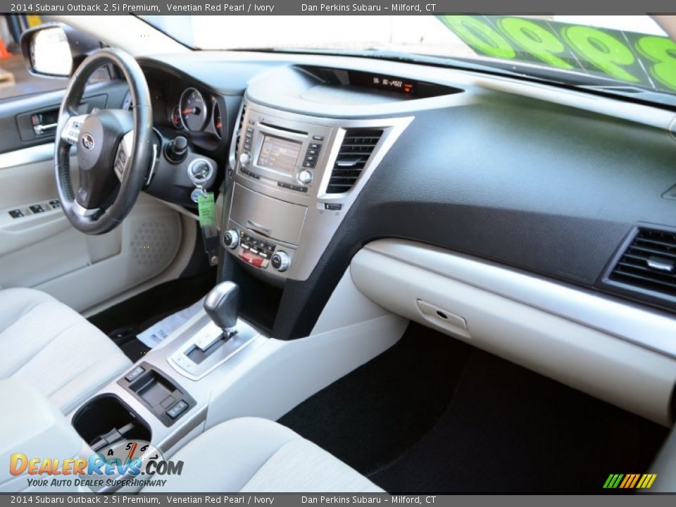 2014 Subaru Outback 2.5i Premium Venetian Red Pearl / Ivory Photo #12