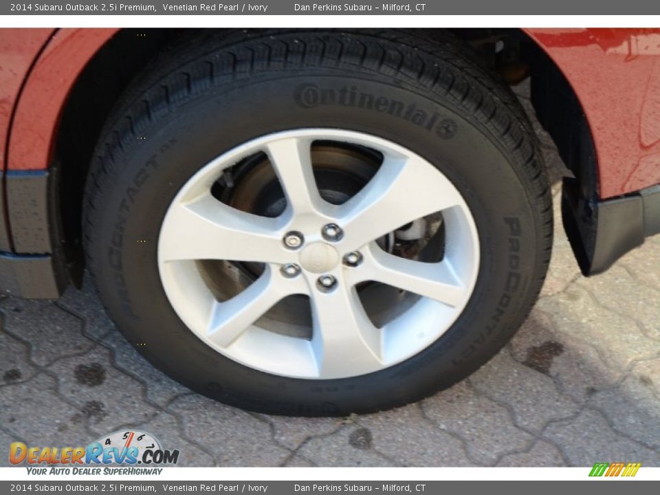 2014 Subaru Outback 2.5i Premium Venetian Red Pearl / Ivory Photo #21