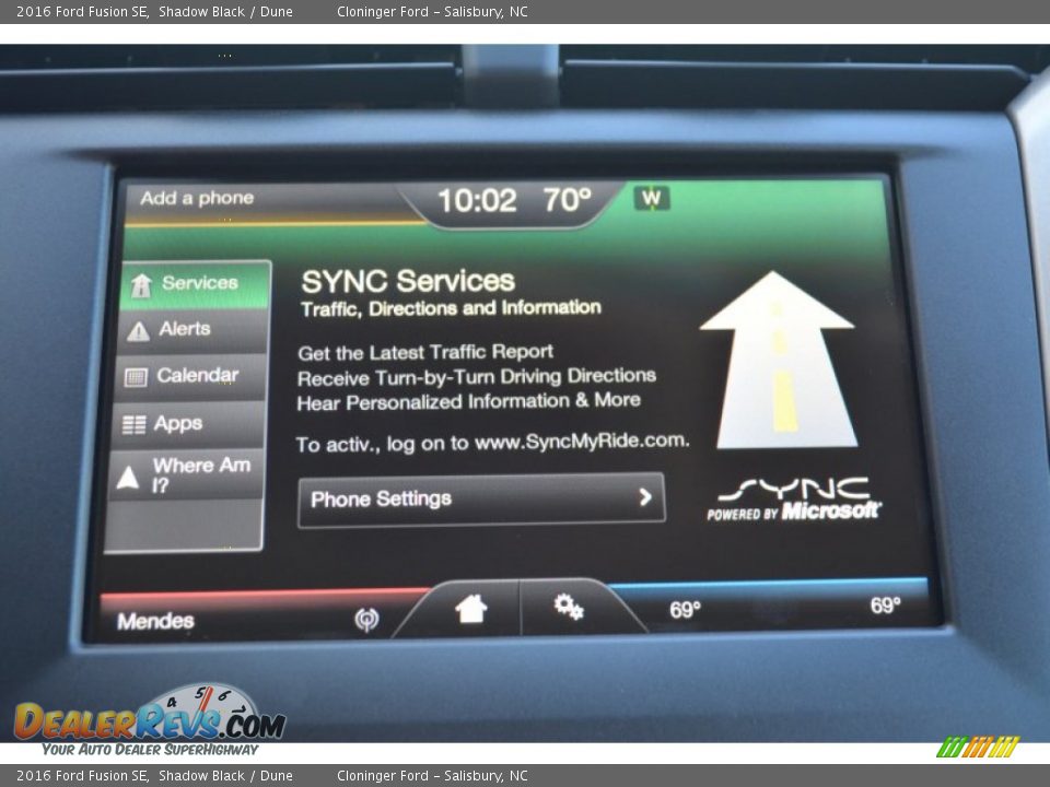 2016 Ford Fusion SE Shadow Black / Dune Photo #15