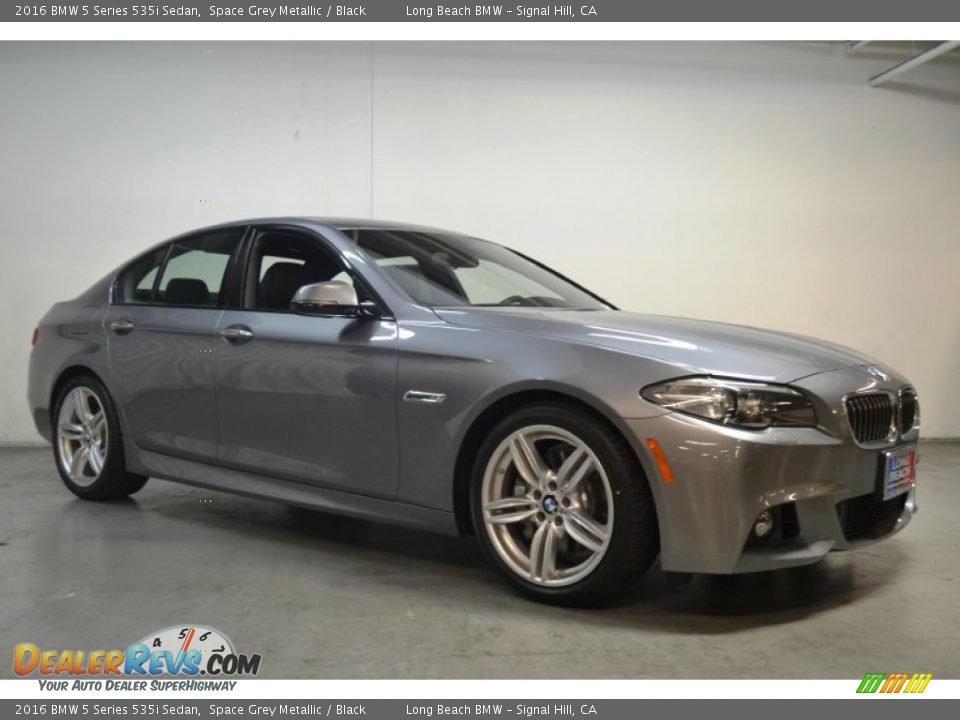 2016 BMW 5 Series 535i Sedan Space Grey Metallic / Black Photo #2