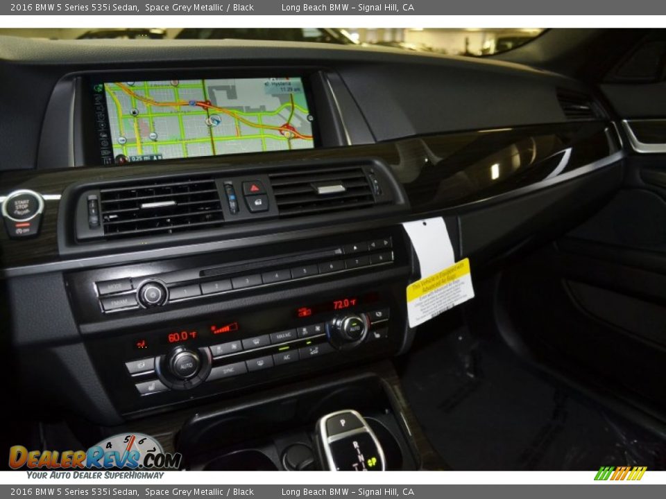 2016 BMW 5 Series 535i Sedan Space Grey Metallic / Black Photo #7