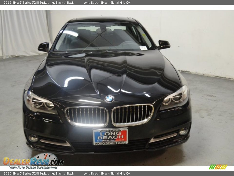 2016 BMW 5 Series 528i Sedan Jet Black / Black Photo #4