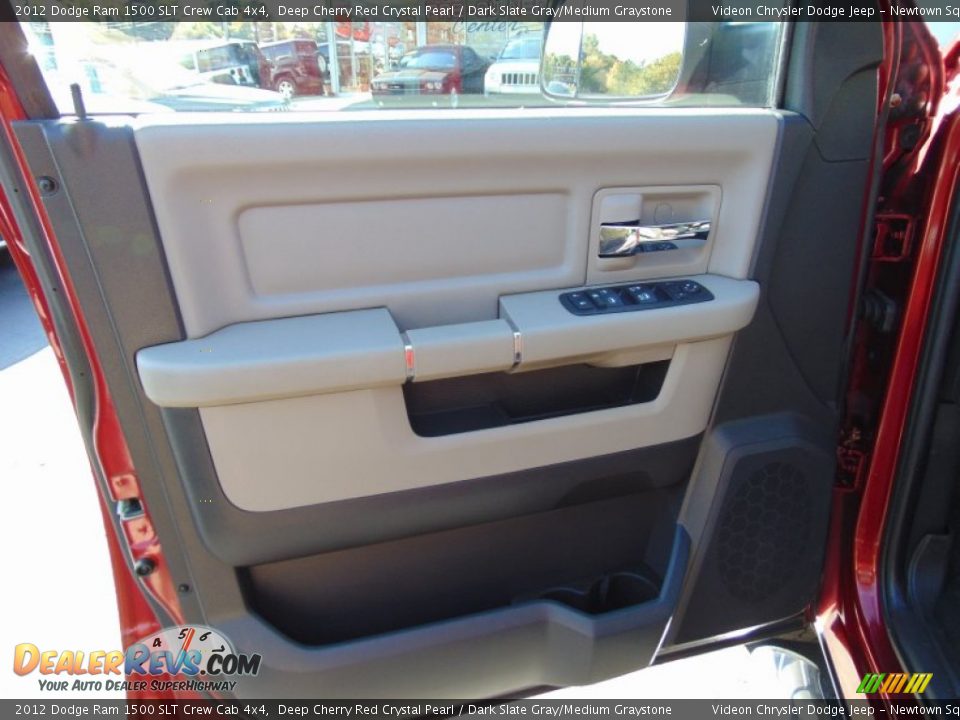2012 Dodge Ram 1500 SLT Crew Cab 4x4 Deep Cherry Red Crystal Pearl / Dark Slate Gray/Medium Graystone Photo #14