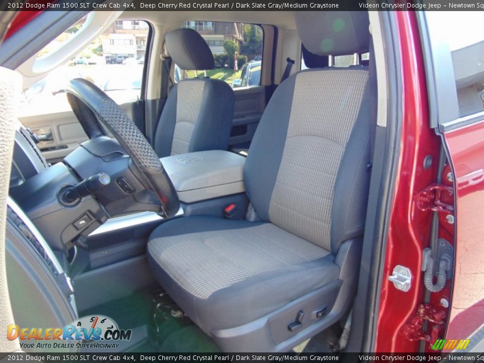 2012 Dodge Ram 1500 SLT Crew Cab 4x4 Deep Cherry Red Crystal Pearl / Dark Slate Gray/Medium Graystone Photo #17