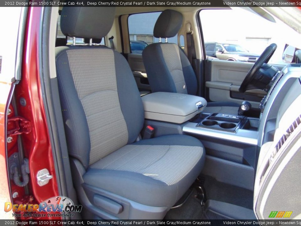 2012 Dodge Ram 1500 SLT Crew Cab 4x4 Deep Cherry Red Crystal Pearl / Dark Slate Gray/Medium Graystone Photo #21
