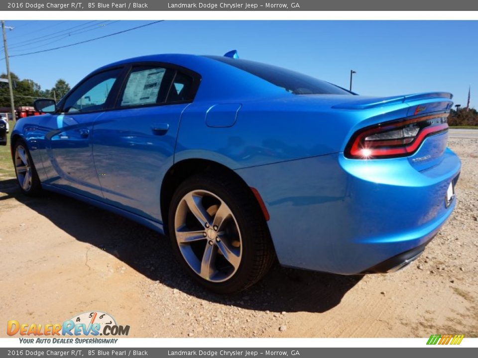 2016 Dodge Charger R/T B5 Blue Pearl / Black Photo #2