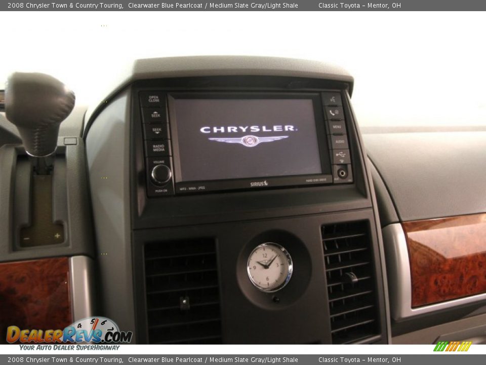 2008 Chrysler Town & Country Touring Clearwater Blue Pearlcoat / Medium Slate Gray/Light Shale Photo #11