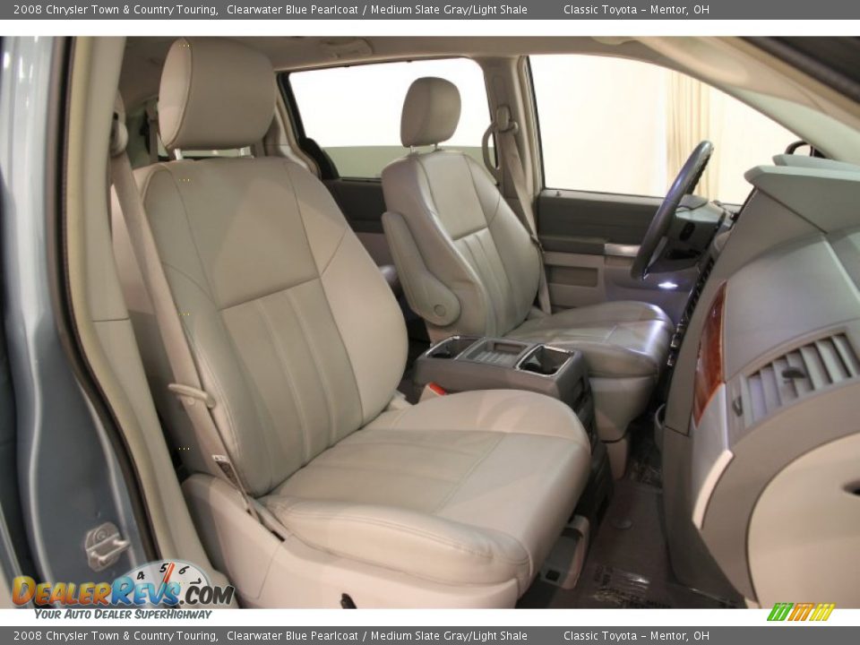 2008 Chrysler Town & Country Touring Clearwater Blue Pearlcoat / Medium Slate Gray/Light Shale Photo #20