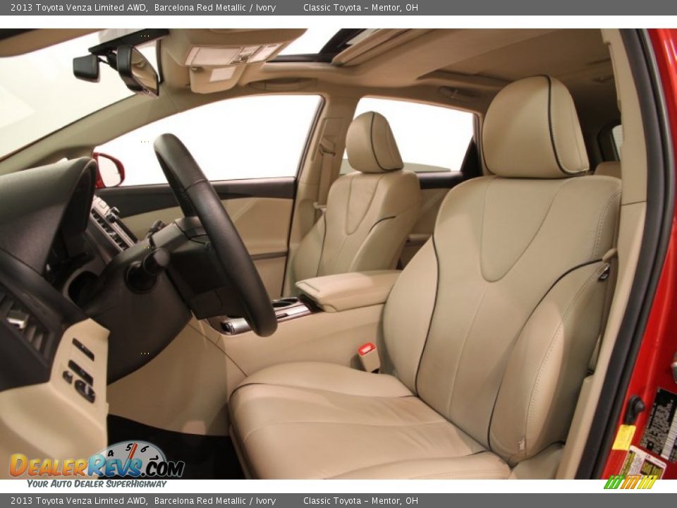 Front Seat of 2013 Toyota Venza Limited AWD Photo #5