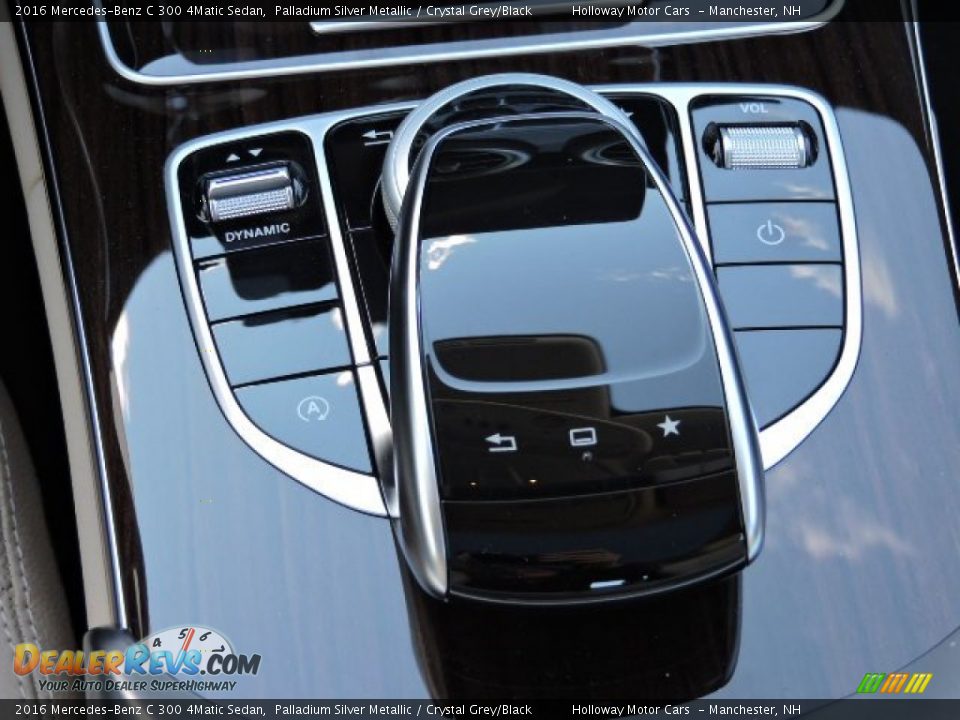 2016 Mercedes-Benz C 300 4Matic Sedan Palladium Silver Metallic / Crystal Grey/Black Photo #11