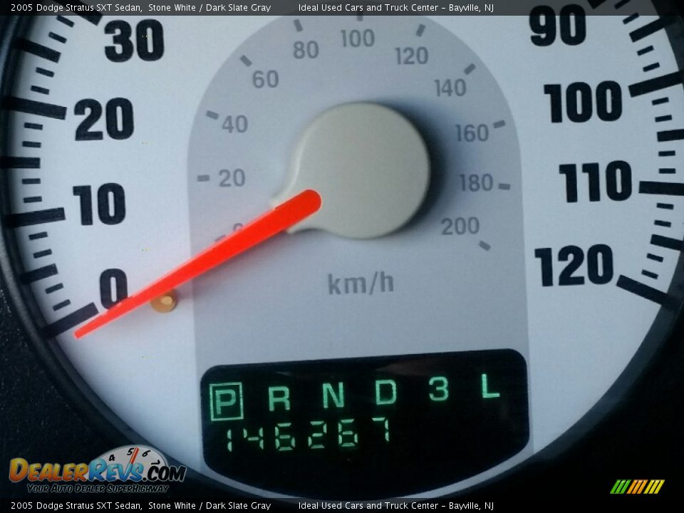 2005 Dodge Stratus SXT Sedan Stone White / Dark Slate Gray Photo #15