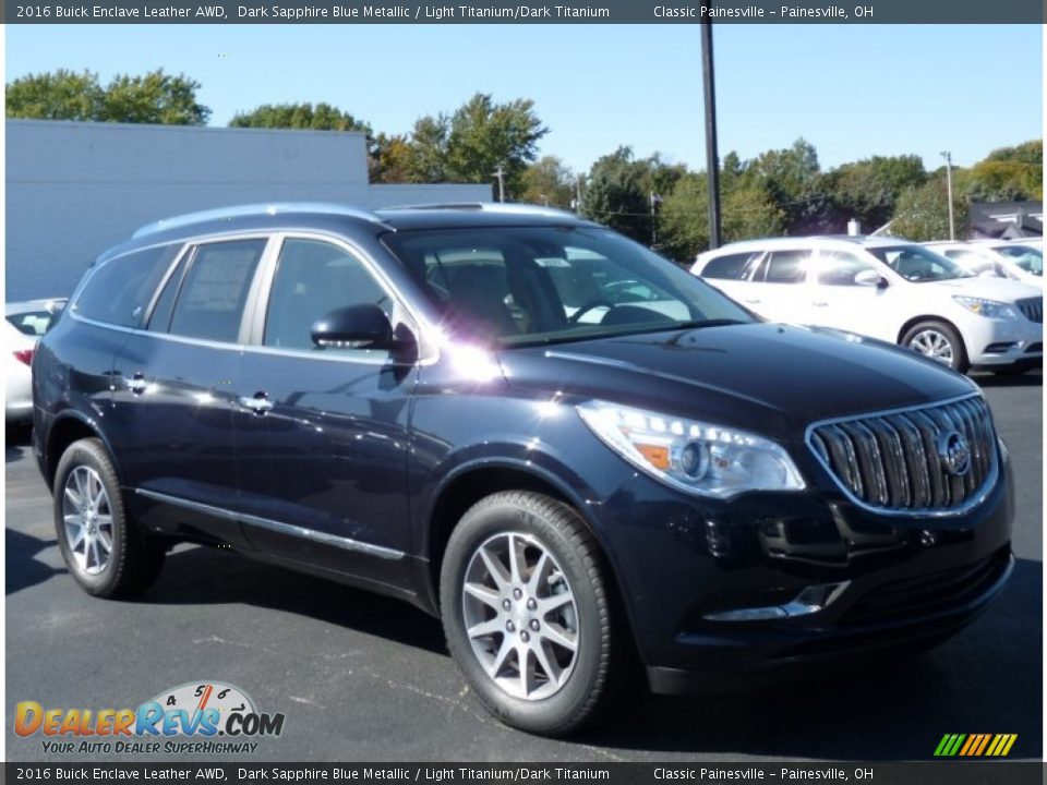 Front 3/4 View of 2016 Buick Enclave Leather AWD Photo #2