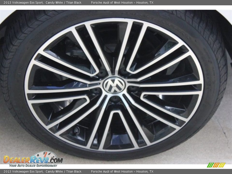 2013 Volkswagen Eos Sport Candy White / Titan Black Photo #5