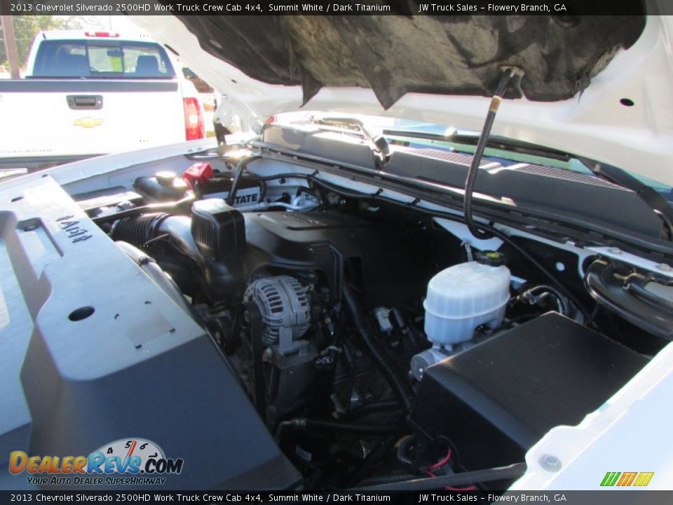 2013 Chevrolet Silverado 2500HD Work Truck Crew Cab 4x4 Summit White / Dark Titanium Photo #20