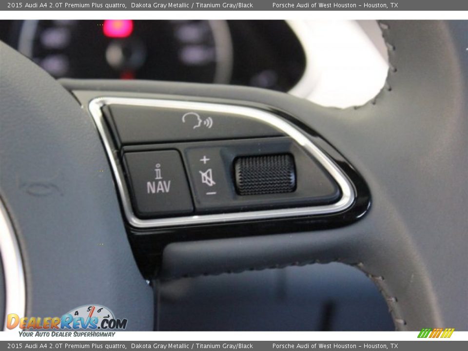 2015 Audi A4 2.0T Premium Plus quattro Dakota Gray Metallic / Titanium Gray/Black Photo #26