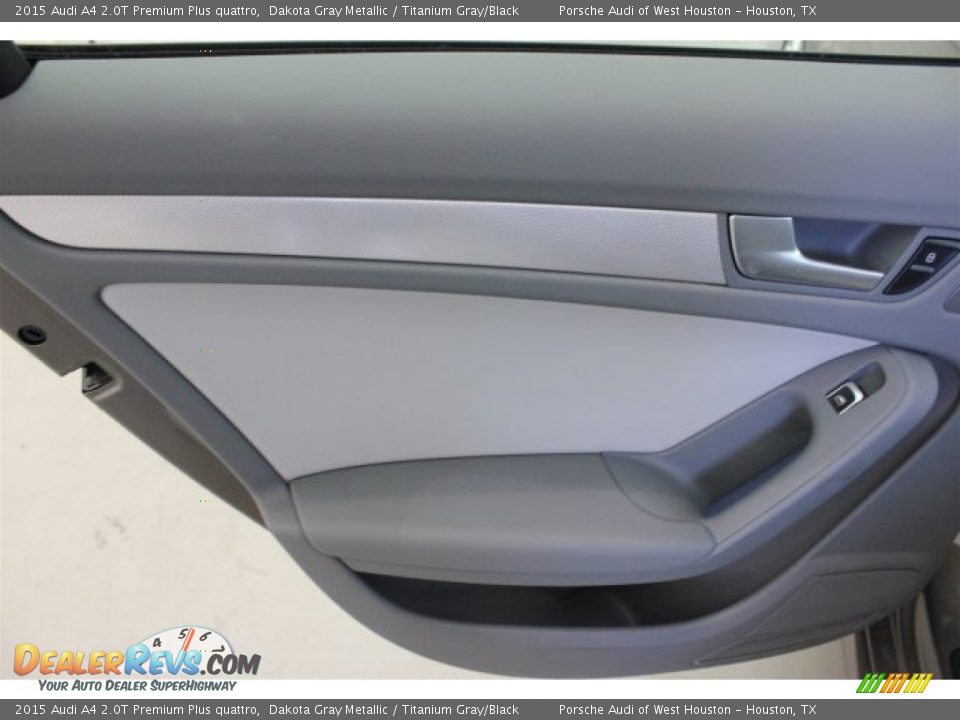 2015 Audi A4 2.0T Premium Plus quattro Dakota Gray Metallic / Titanium Gray/Black Photo #29