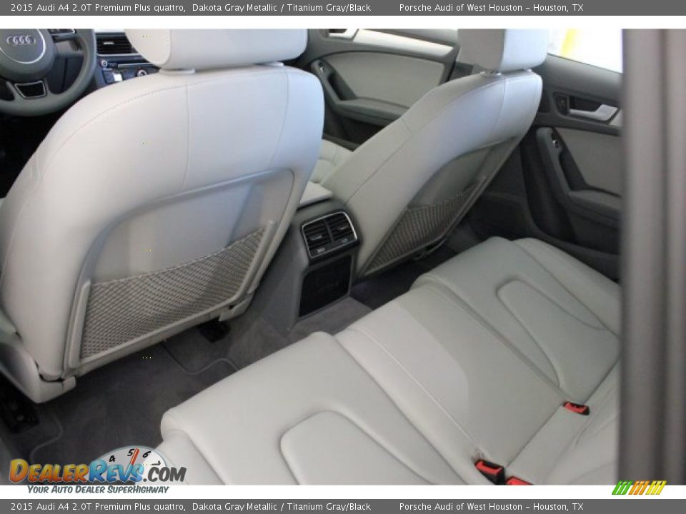 2015 Audi A4 2.0T Premium Plus quattro Dakota Gray Metallic / Titanium Gray/Black Photo #30