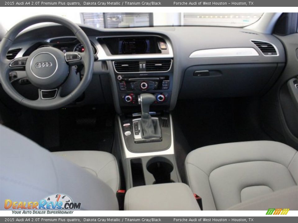 2015 Audi A4 2.0T Premium Plus quattro Dakota Gray Metallic / Titanium Gray/Black Photo #32