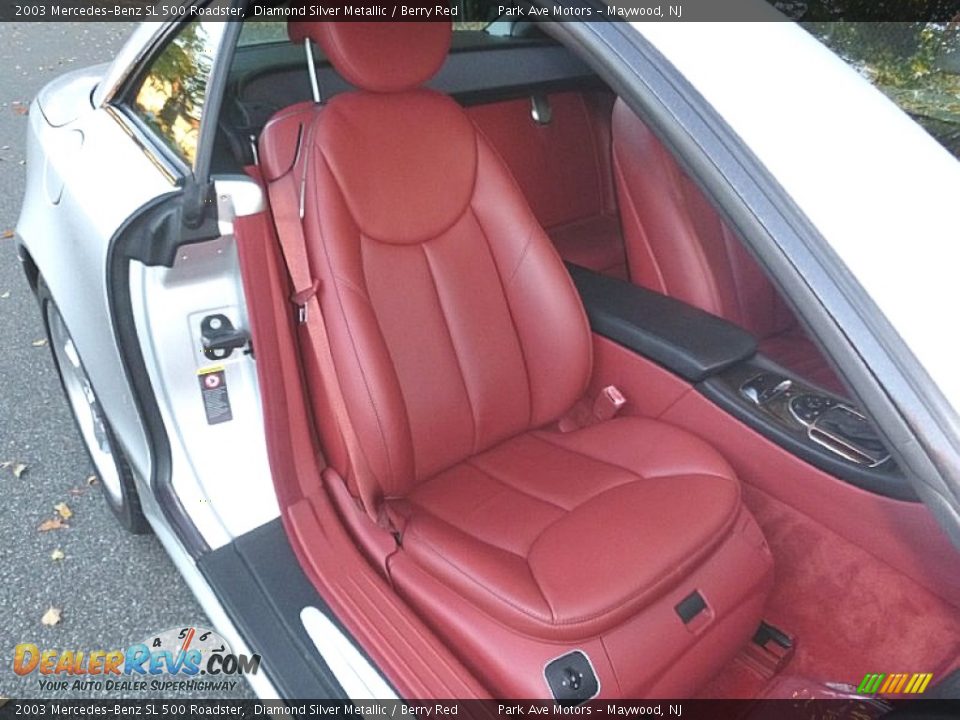 Front Seat of 2003 Mercedes-Benz SL 500 Roadster Photo #19