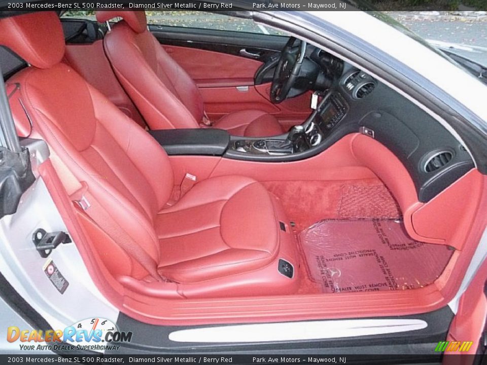 Front Seat of 2003 Mercedes-Benz SL 500 Roadster Photo #20
