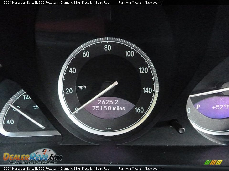 2003 Mercedes-Benz SL 500 Roadster Gauges Photo #22
