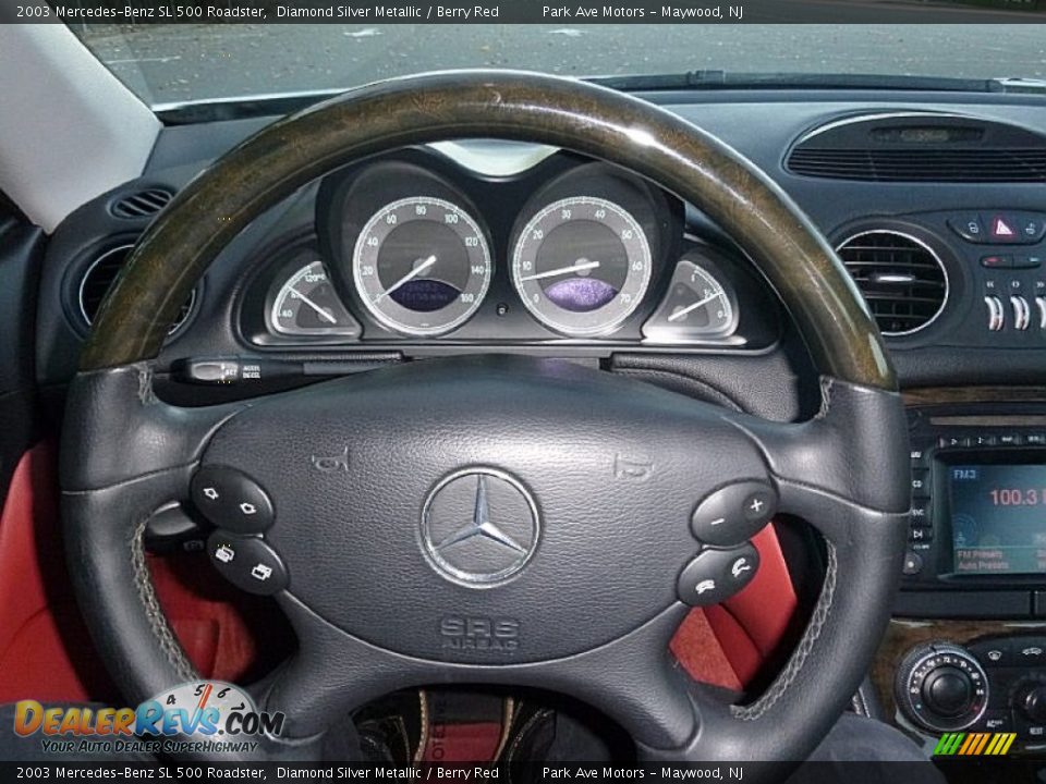 2003 Mercedes-Benz SL 500 Roadster Steering Wheel Photo #23