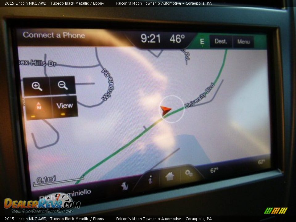 Navigation of 2015 Lincoln MKC AWD Photo #21