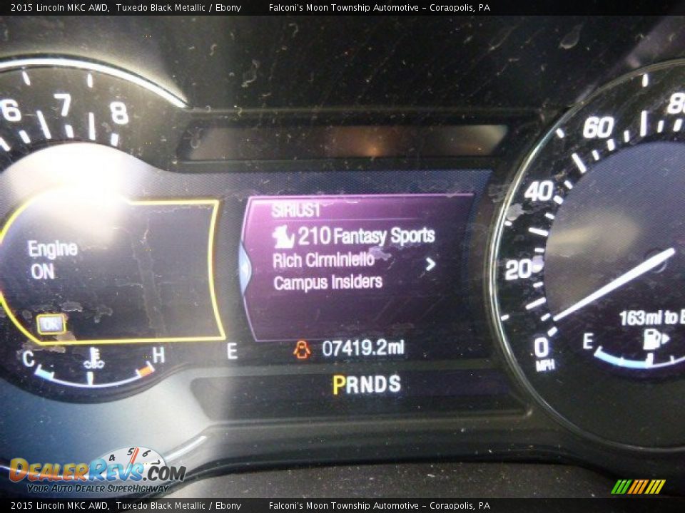 2015 Lincoln MKC AWD Tuxedo Black Metallic / Ebony Photo #23