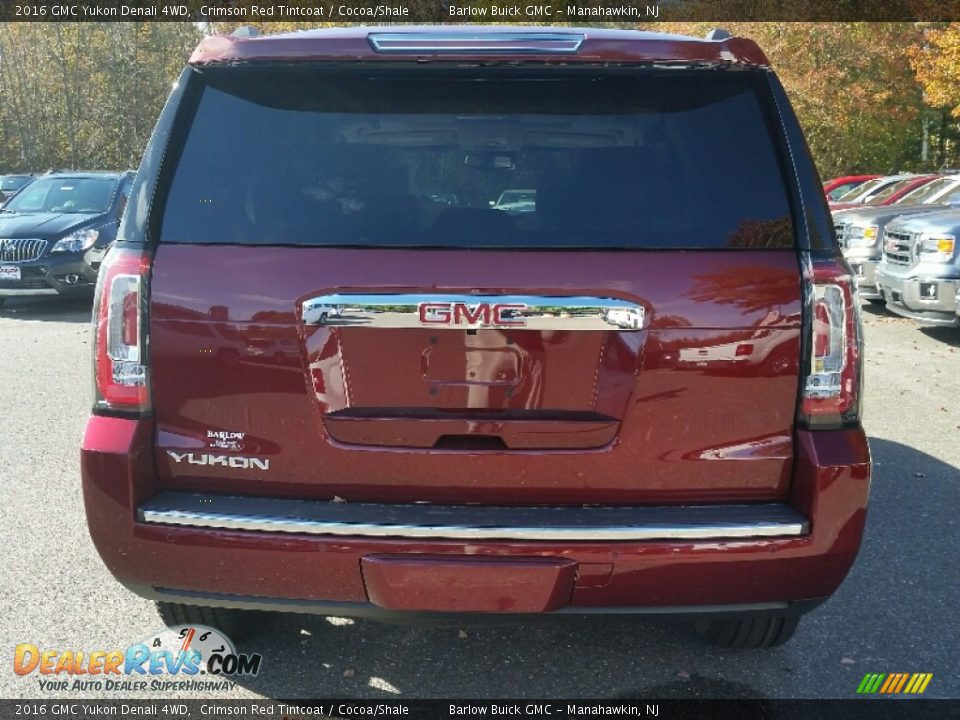 2016 GMC Yukon Denali 4WD Crimson Red Tintcoat / Cocoa/Shale Photo #5