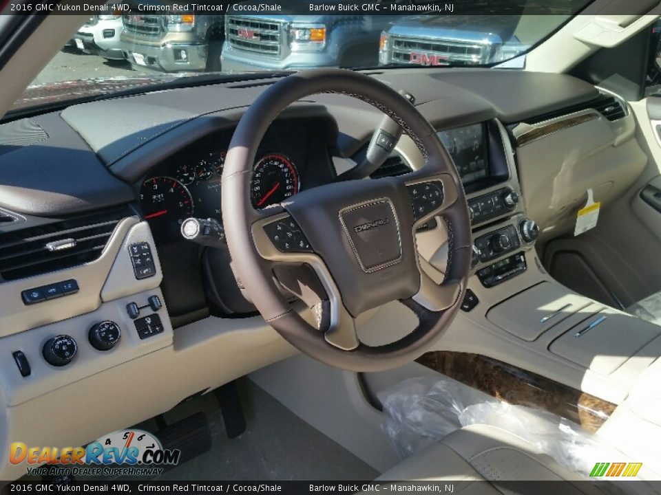 2016 GMC Yukon Denali 4WD Crimson Red Tintcoat / Cocoa/Shale Photo #7