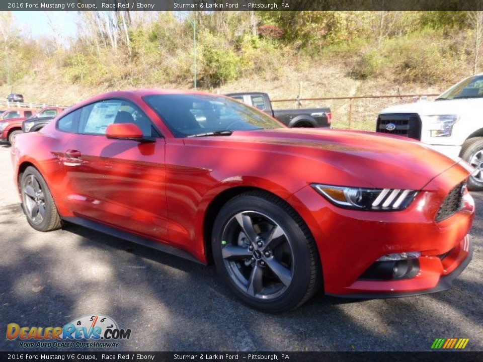 2016 Ford Mustang V6 Coupe Race Red / Ebony Photo #1
