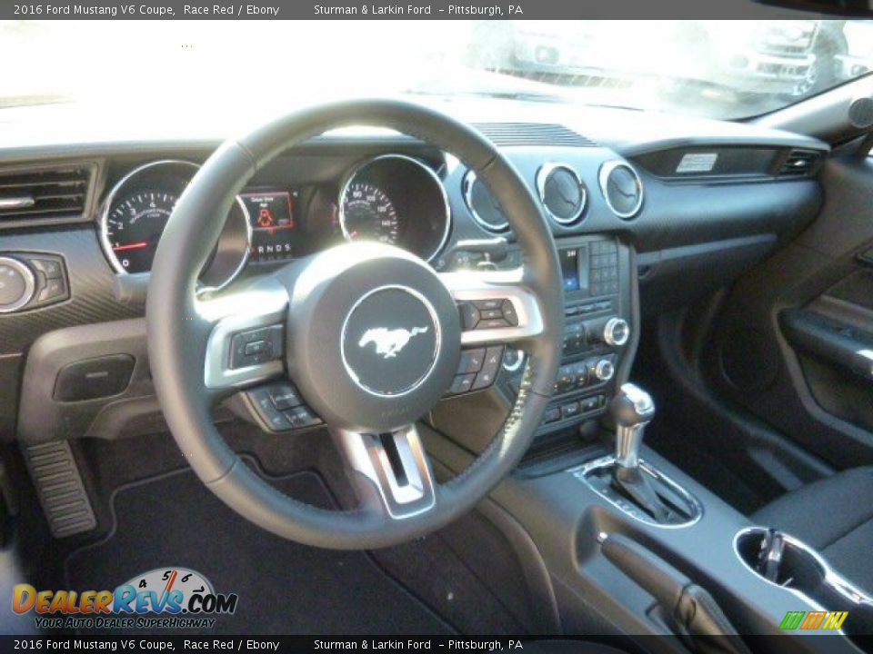Dashboard of 2016 Ford Mustang V6 Coupe Photo #9