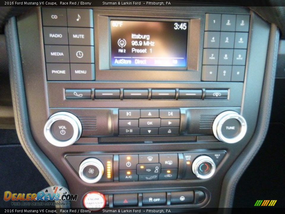 Controls of 2016 Ford Mustang V6 Coupe Photo #14