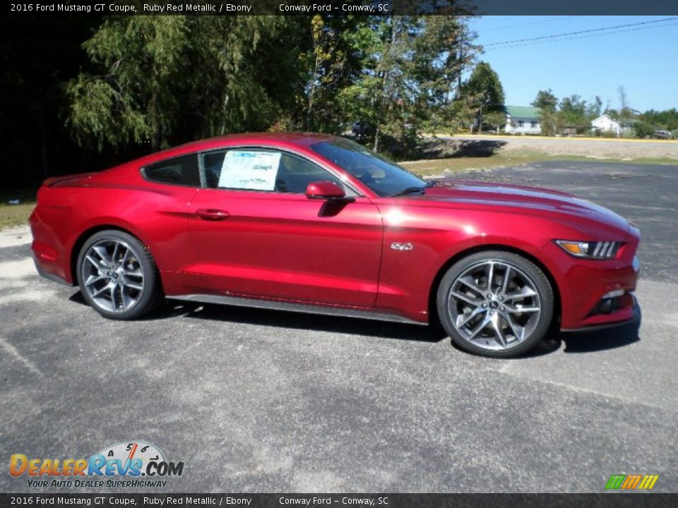 Ruby Red Metallic 2016 Ford Mustang GT Coupe Photo #2